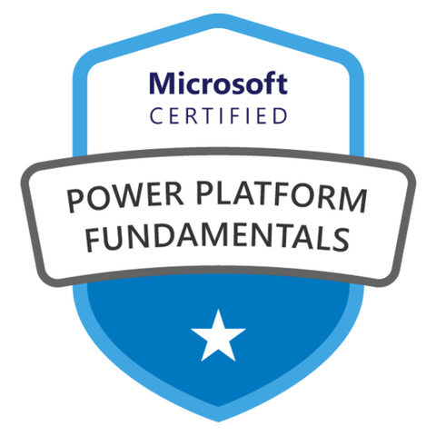 Microsoft Certified Power Platform Fundamentals badge